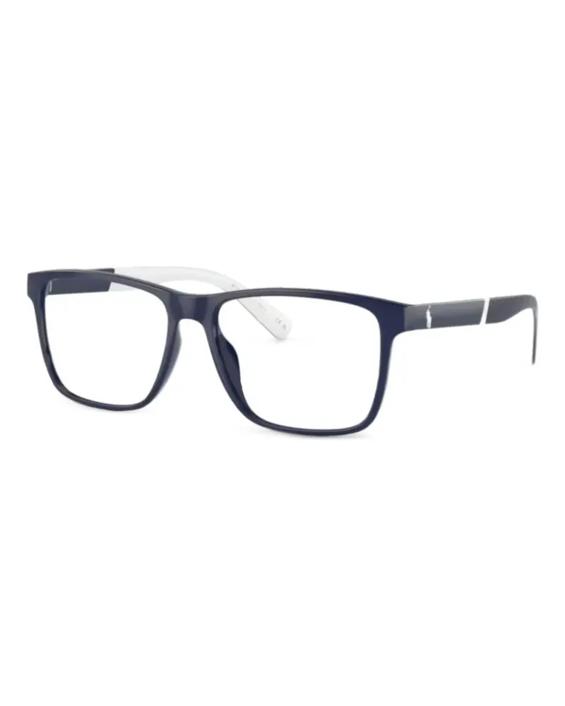 Ralph Lauren Brille mit eckigem Gestell - Blau Blau