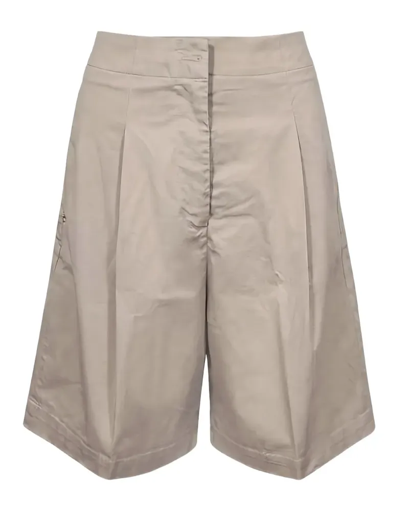 Re-HasH Kiria pleated wide-leg shorts - Nude Nude