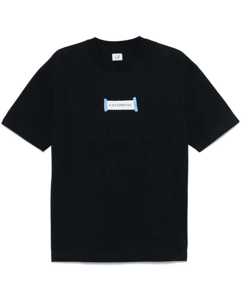 C.P. Company T-Shirt mit Logo-Print - Blau Blau