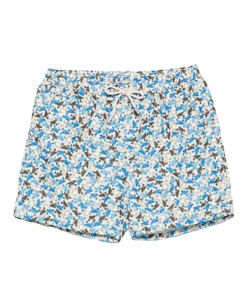 MC2 Saint Barth Lighting Micro Fantasy crab-print swim shorts - Nude Nude