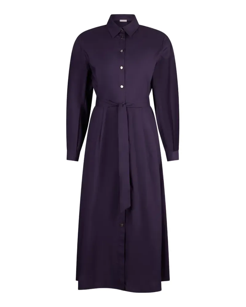 Liu Jo Midikleid aus Popeline - Violett Violett
