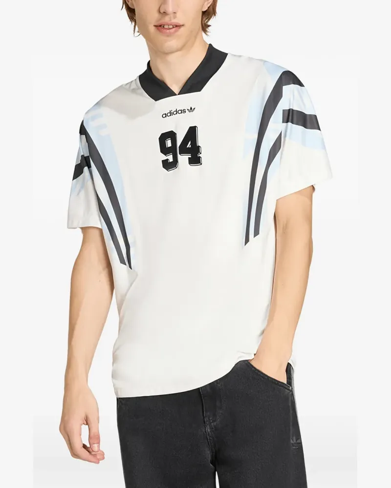 adidas Santiago AOP Infill T-Shirt - Weiß Weiß