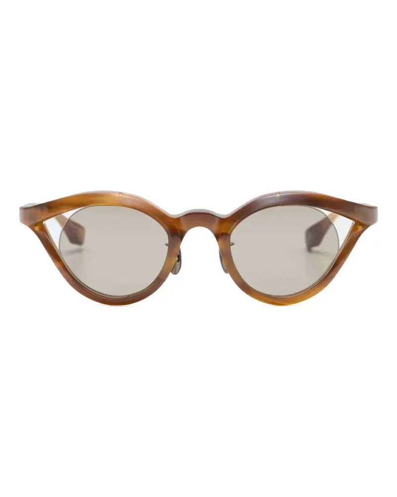 Undercover x Factory900 cat-eye frame sunglasses - Nude Nude