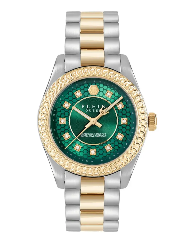 Philipp Plein Queen Supreme Crystal 36mm watch - Grün Grün