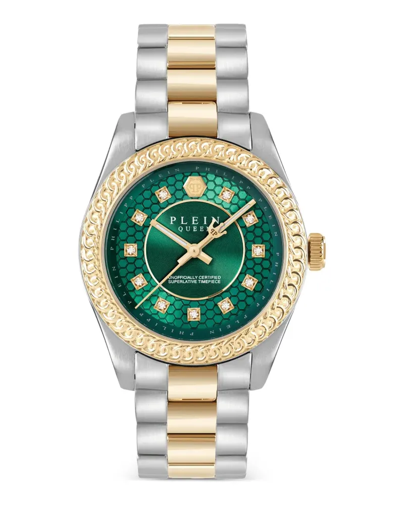 Philipp Plein Queen Supreme Crystal 36mm watch - Grün Grün