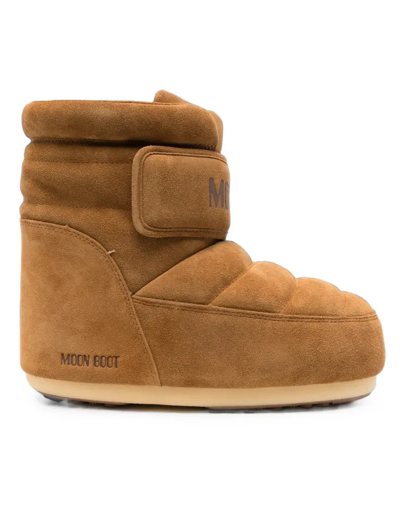 Moon Boot MB Icon quilted touch-strap boots - Braun Braun