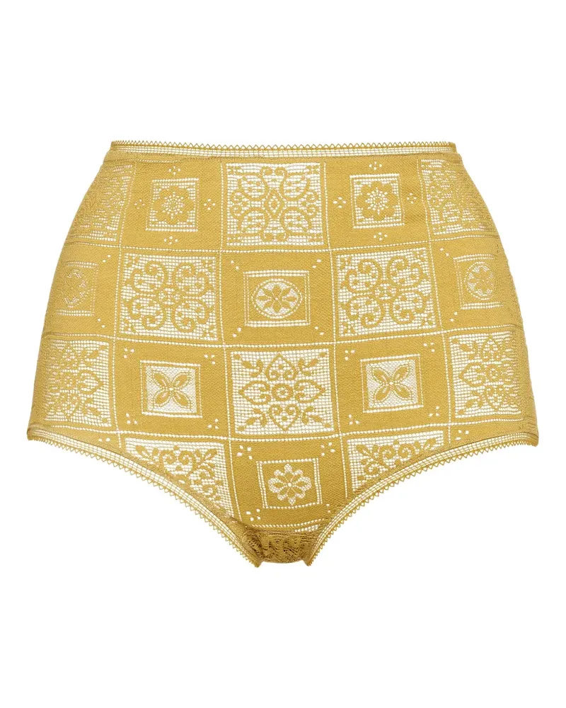 Eres Symbolique Slip mit Print - Gelb Gelb