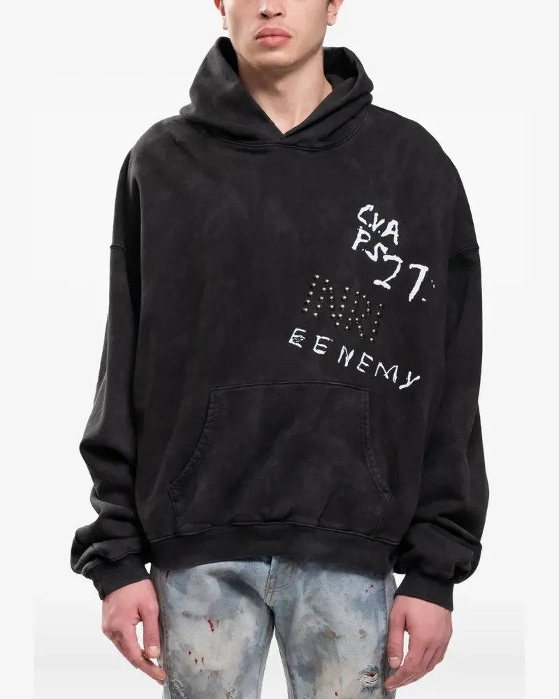 RRR123 Inri CVA Hoodie - Schwarz Schwarz