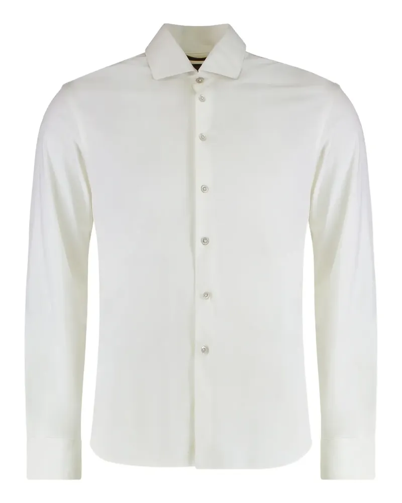 MOORER Sorrento buttoned shirt - Nude Nude
