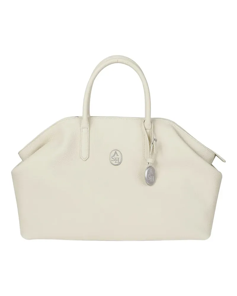 ash Jaqueline pebbled-leather shoulder bag - Nude Nude