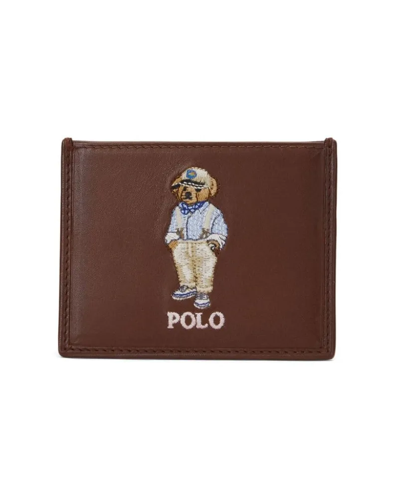 Ralph Lauren Kartenetui mit Logo-Stickerei - Braun Braun