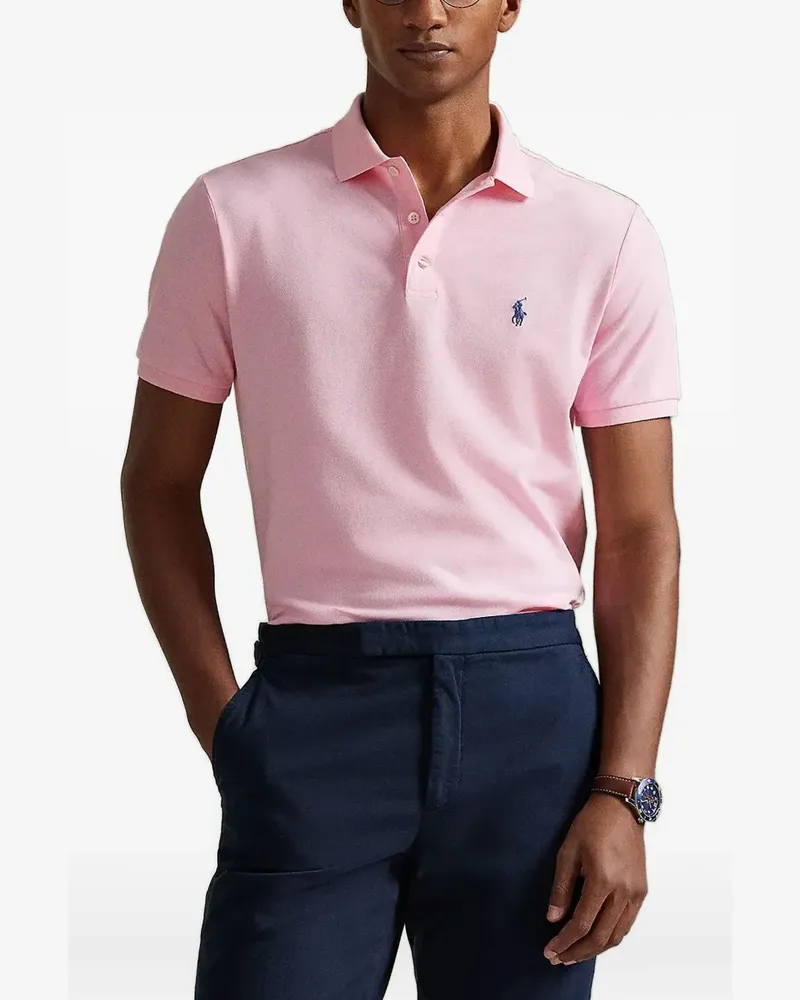 Ralph Lauren Poloshirt mit Knopfleiste - Rosa Rosa