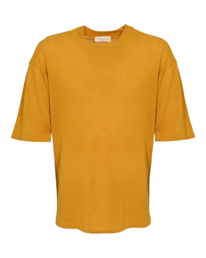 Roberto Collina T-Shirt aus Leinen - Orange Orange
