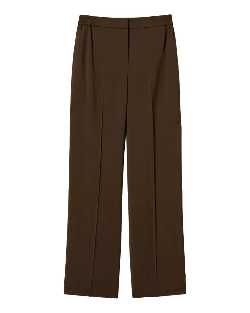 Twin-Set Gerade Hose mit Taschen - Braun Braun