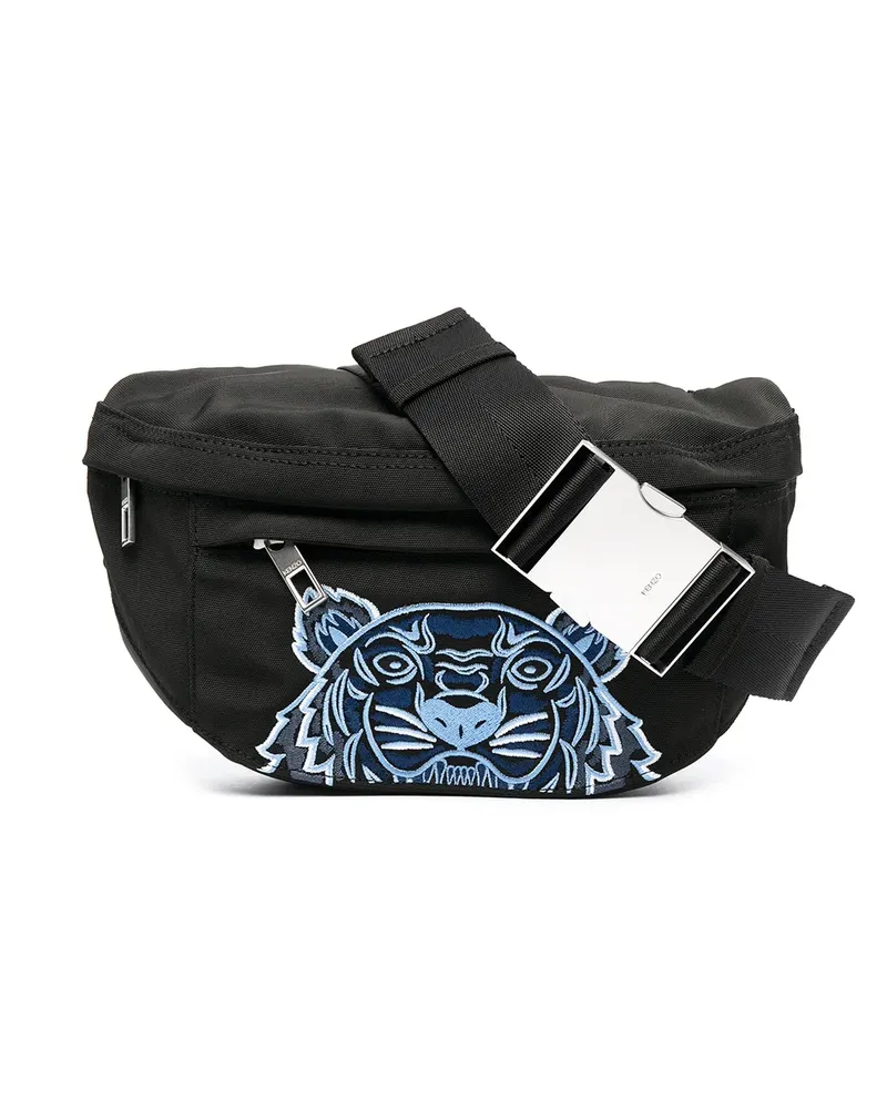 Kenzo Gürteltasche mit Tigerstickerei - Schwarz Schwarz