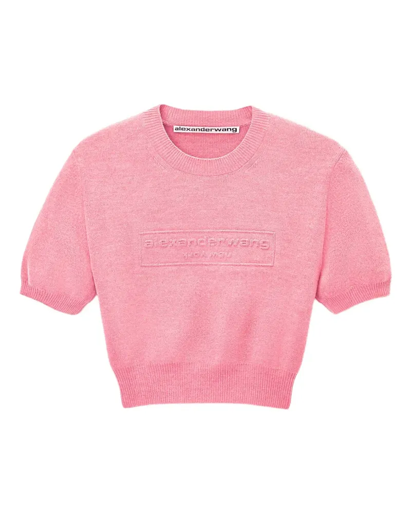 Alexander Wang Gestricktes Oberteil mit Puffärmeln - Rosa Rosa