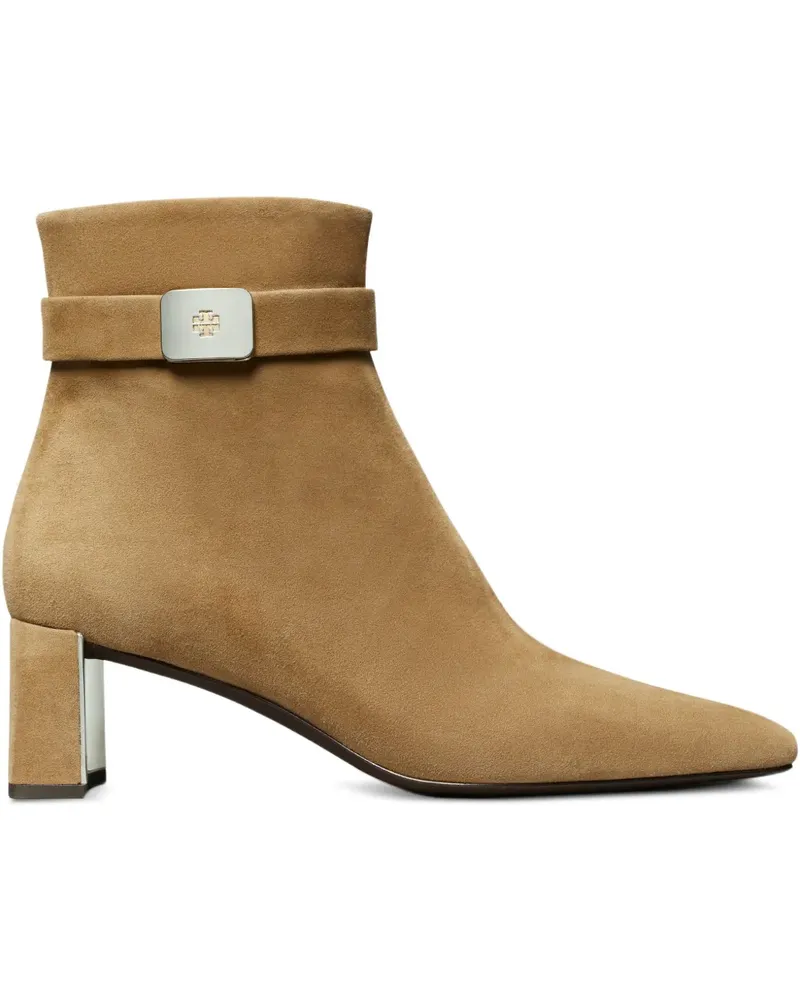 Tory Burch Stiefel mit Schnallendetail 55mm - Nude Nude