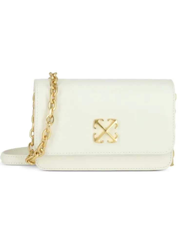 OFF-WHITE arrow-plaque chain-link tote bag - Weiß Weiß