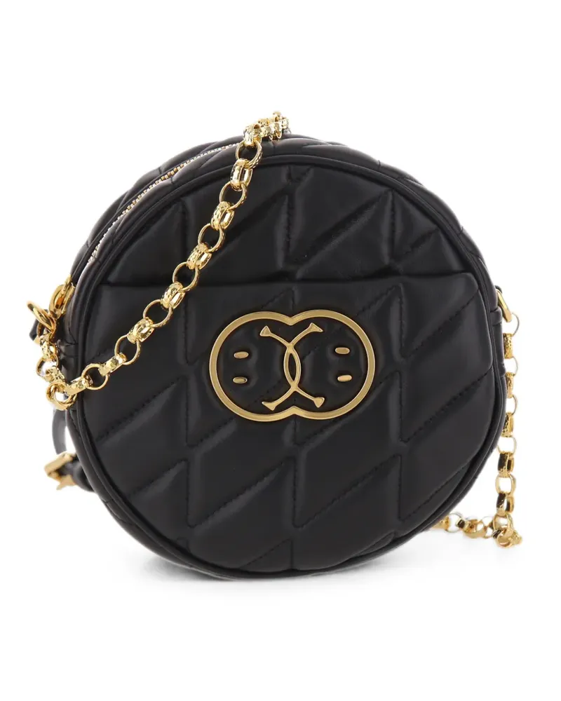 Moschino Gesteppte Double Smile Umhängetasche - Schwarz Schwarz