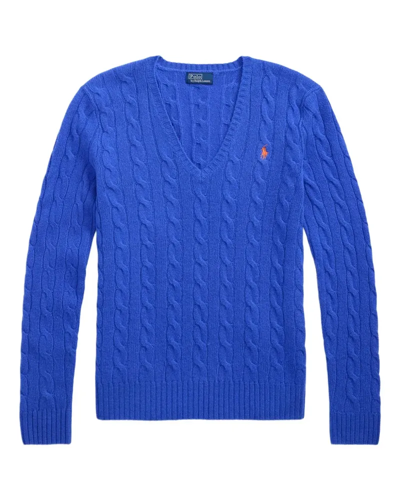 Ralph Lauren Pullover mit Zopfmuster - Blau Blau