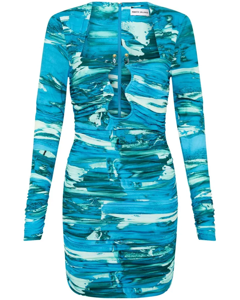 Rebecca Vallance Marine Mirage Minikleid - Blau Blau