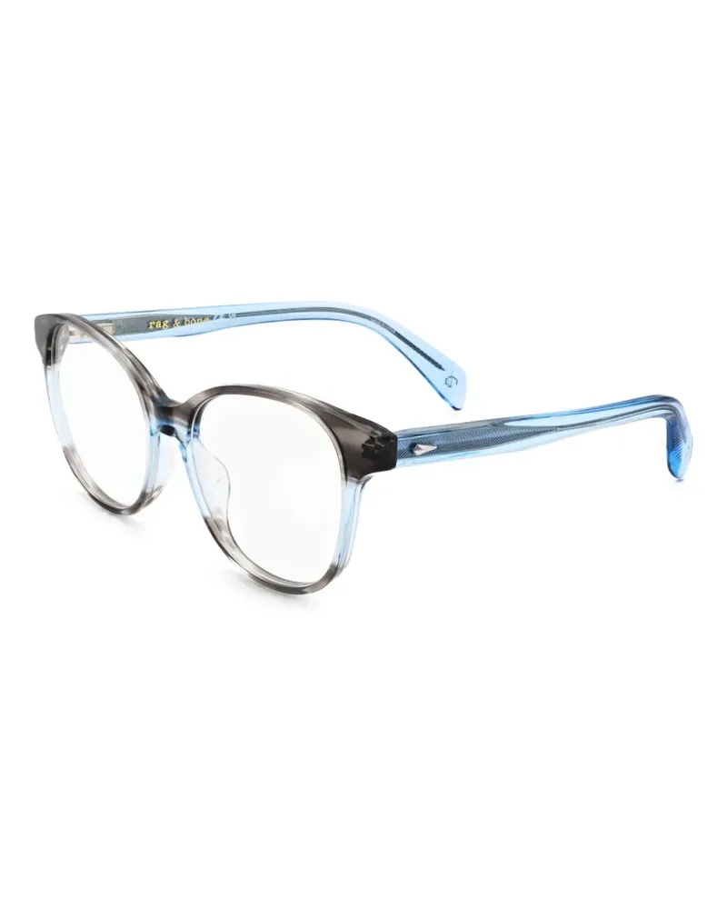 Rag & Bone Brille mit rundem Gestell - Grau Grau
