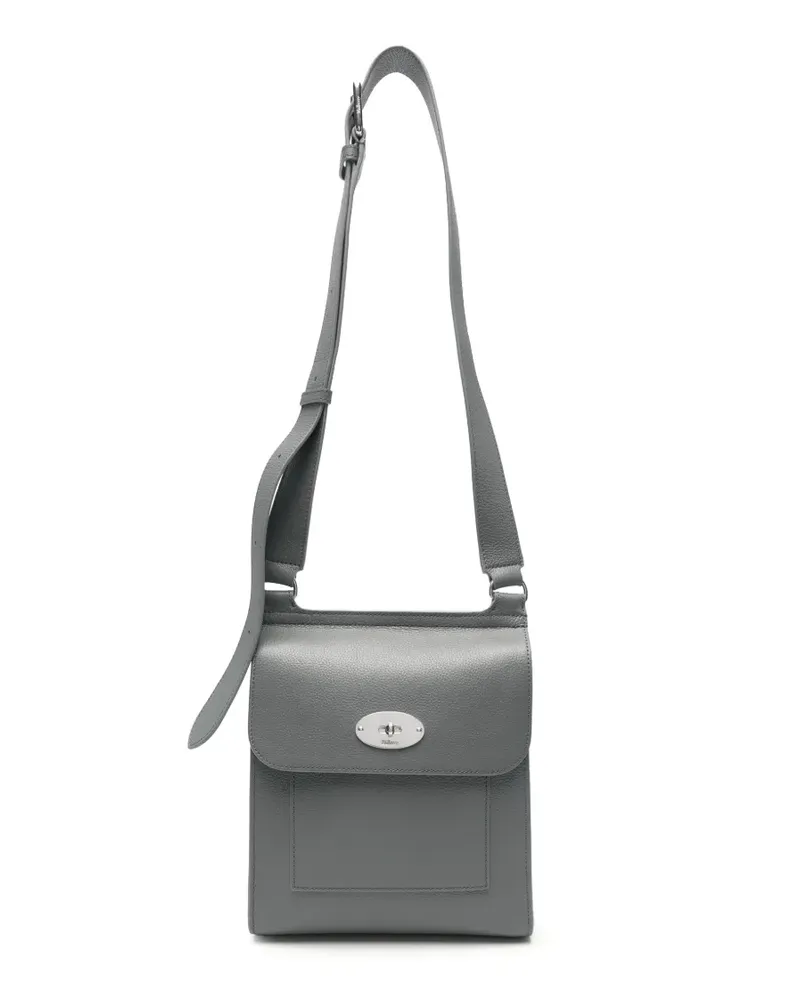 Mulberry Antony grained leather shoulder bag - Grau Grau
