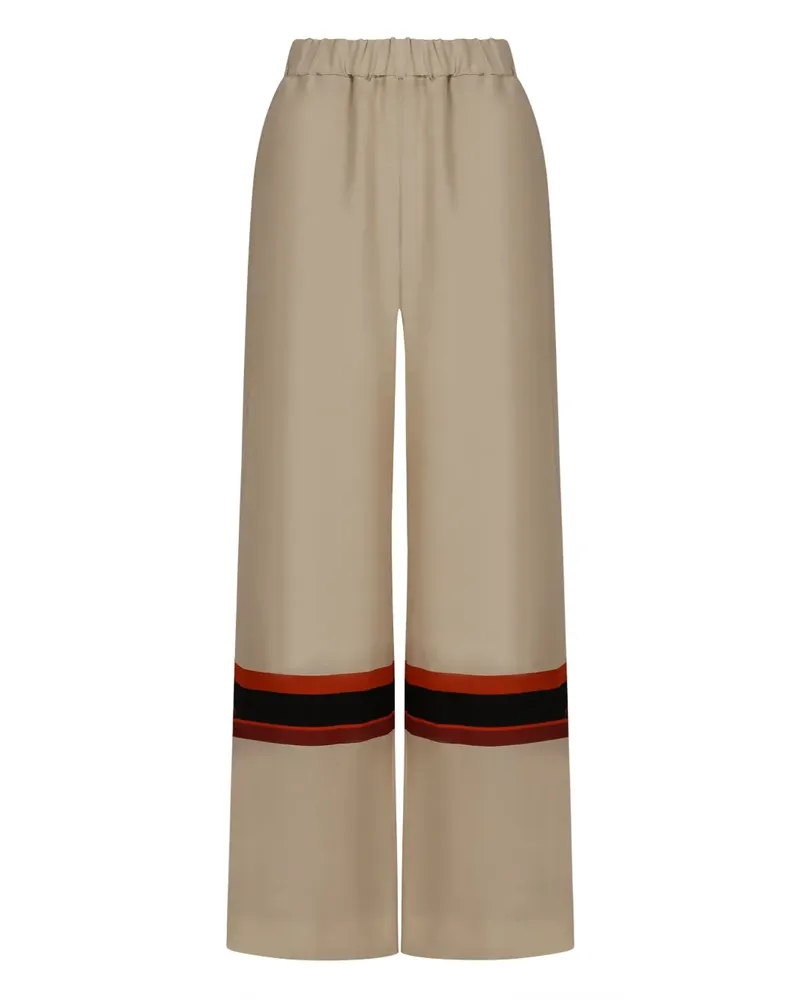 Raquel Diniz Hose mit Streifen - Nude Nude