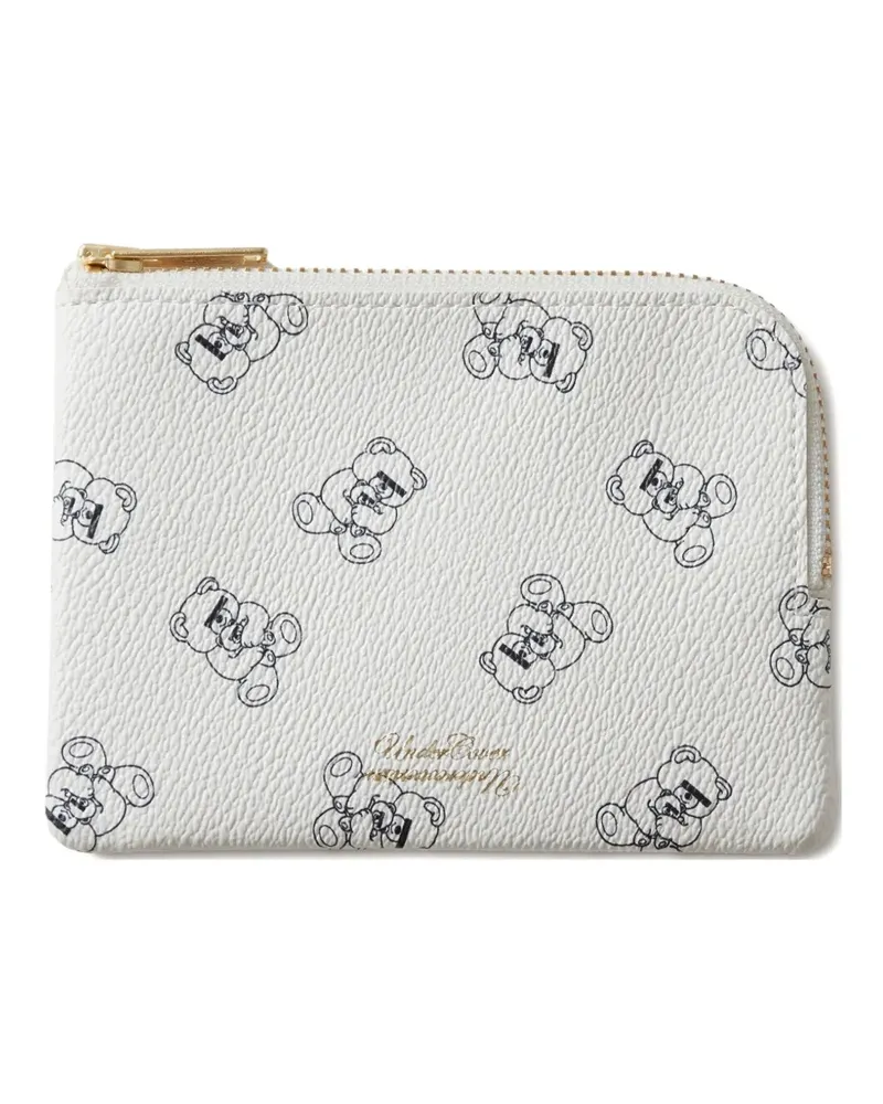 Undercover Portemonnaie mit Teddy-Print - Weiß Weiß