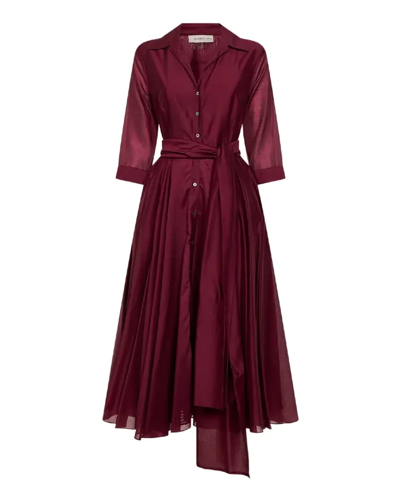 Blanca Hemdkleid mit Gürtel - Rot Rot