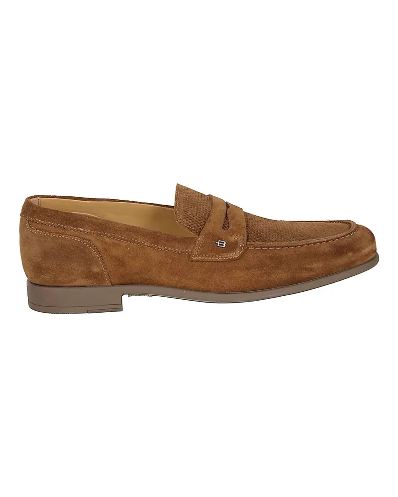 Baldinini suede loafers - Braun Braun