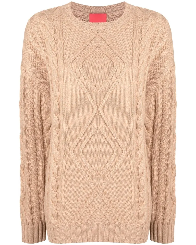 Cashmere In Love Alaska Pullover - Braun Braun