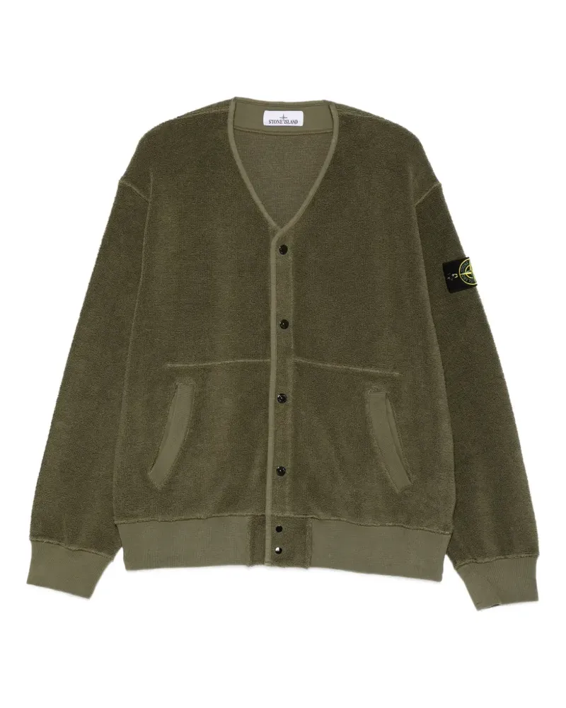 Stone Island patch pocket cardigan - Grün Grün