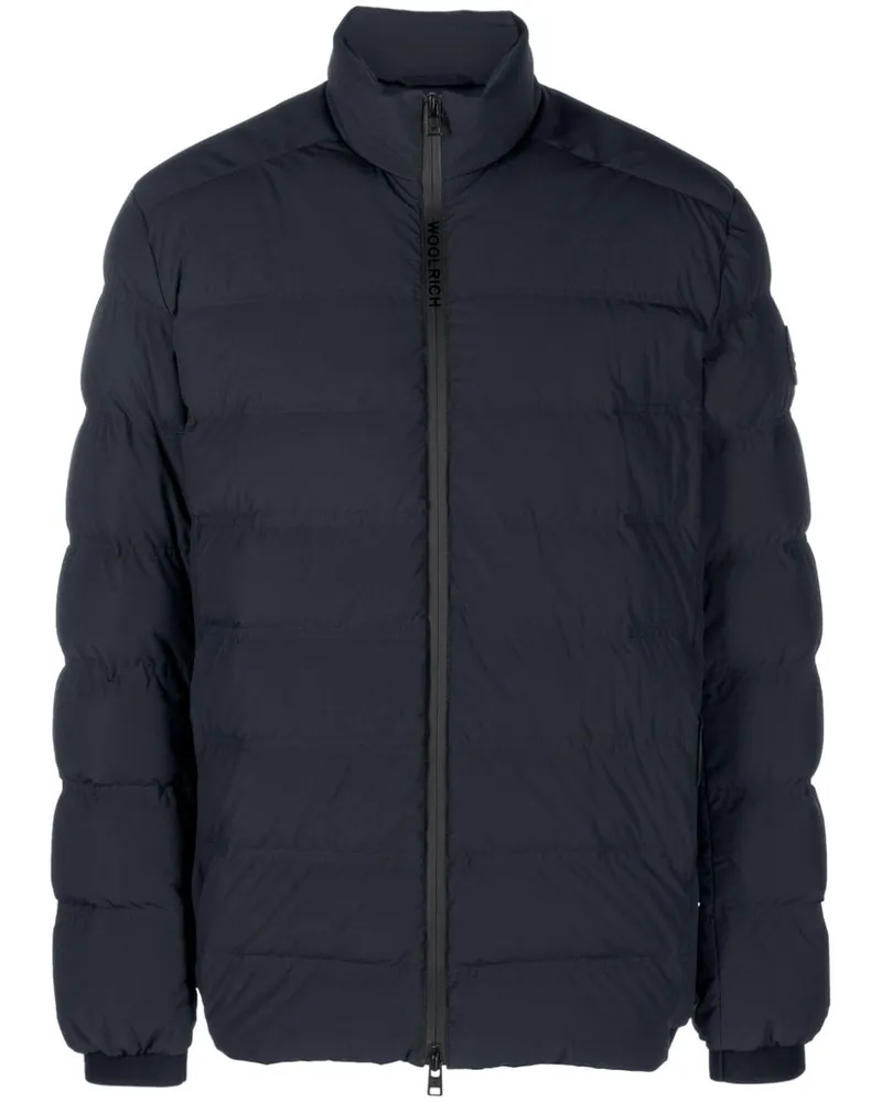 Woolrich Gefütterte Jacke mit Logo-Patch - Blau Blau