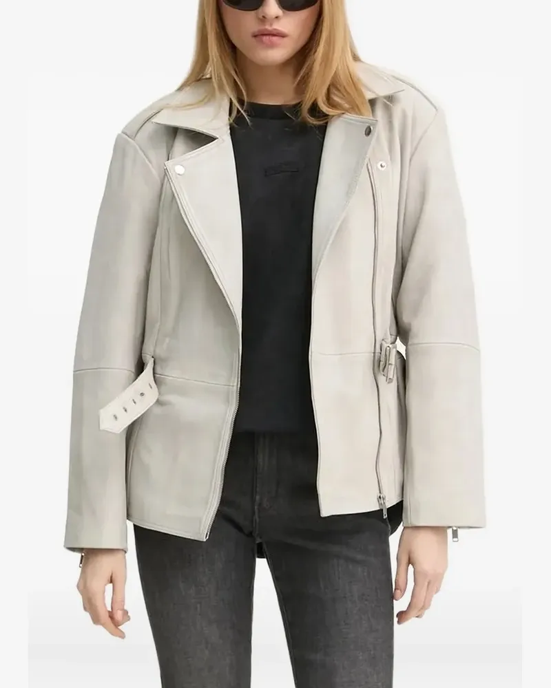 Gestuz Tia Lederjacke - Nude Nude