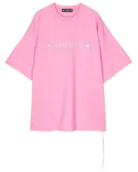 Mastermind World T-Shirt mit Logo-Print Rosa