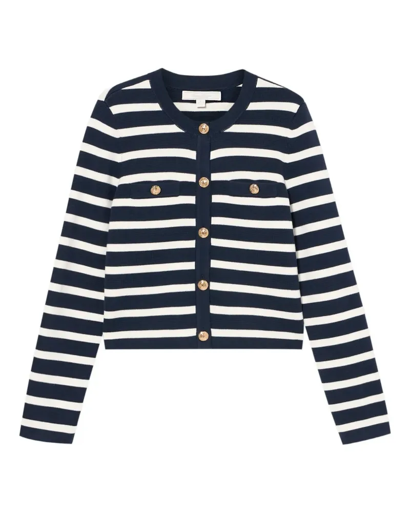 Brooks Brothers Gestreifter Cardigan - Blau Blau