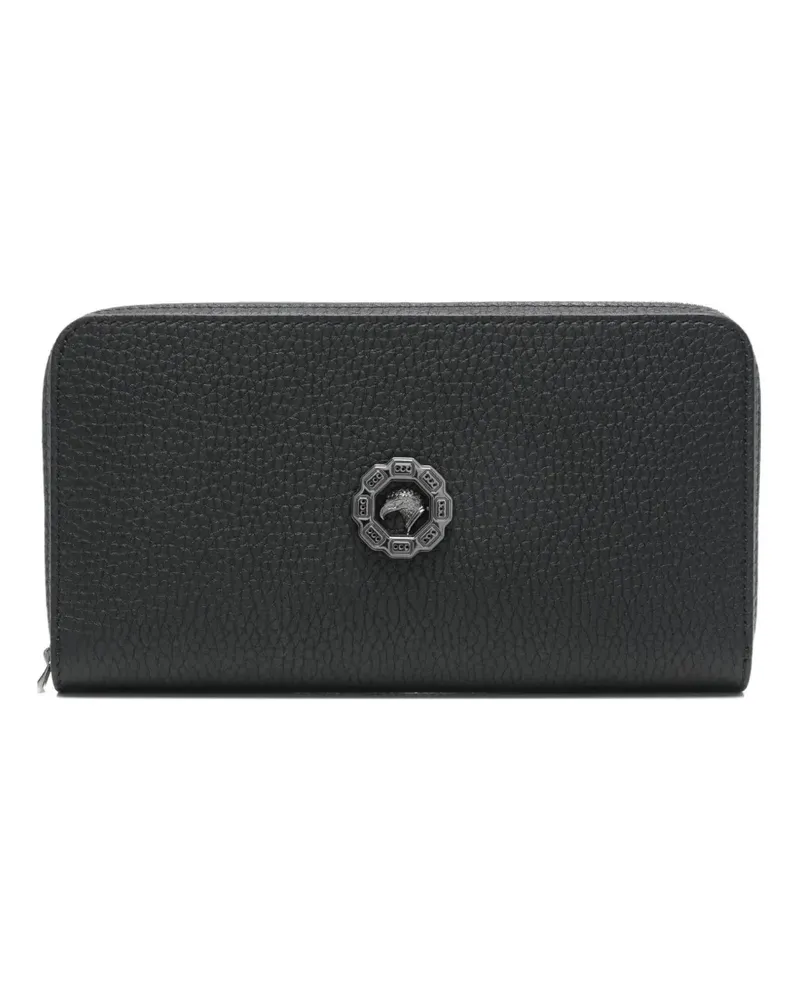 Stefano Ricci logo plaque wallet - Schwarz Schwarz