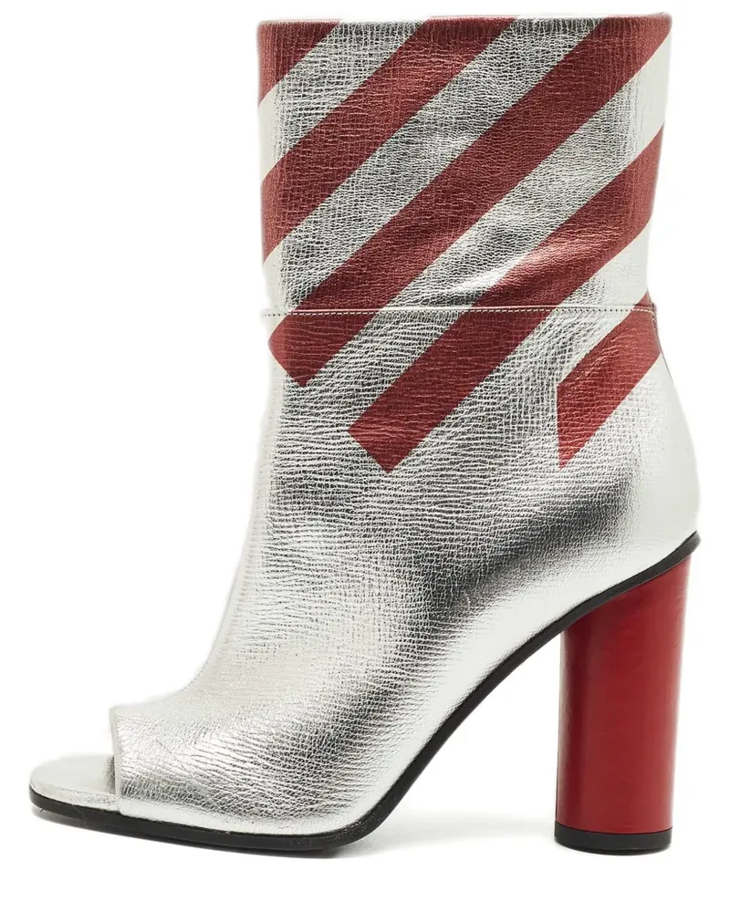 Anya Hindmarch open-toe boots - Silber Silber