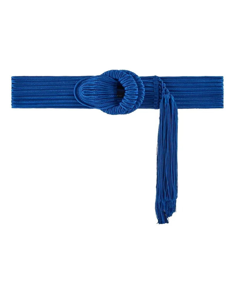 Giorgio Armani Gürtel mit Fransen - Blau Blau