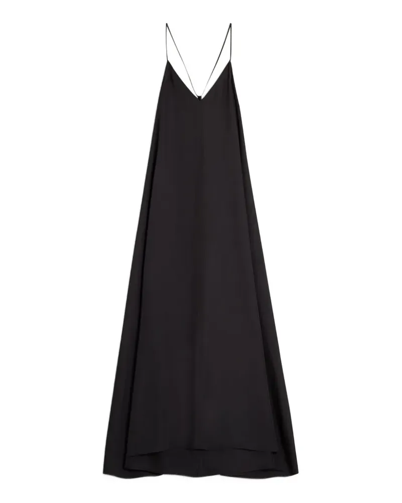 Kitsuné spaghetti-strap tie-back dress - Schwarz Schwarz