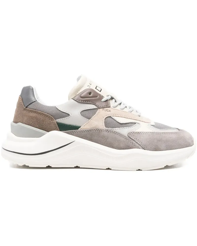 D.A.T.E. Fuga Sneakers mit Wildledereinsätzen - Grau Grau