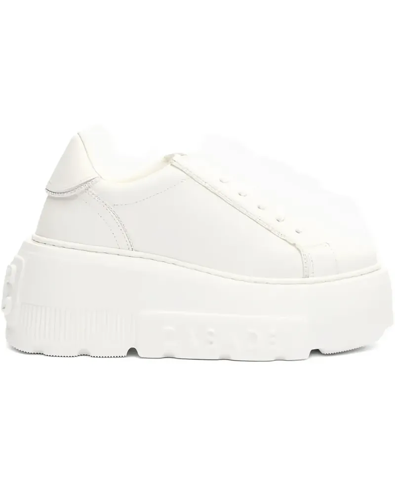 Casadei Nexus Plateau-Sneakers - Weiß Weiß