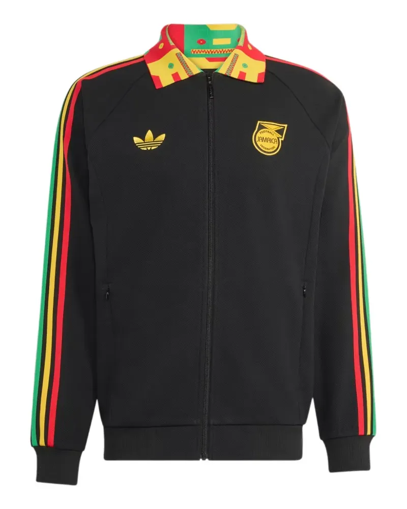 adidas x Bob Marley Away Anthem stripe logo-patch sweatshirt - Schwarz Schwarz