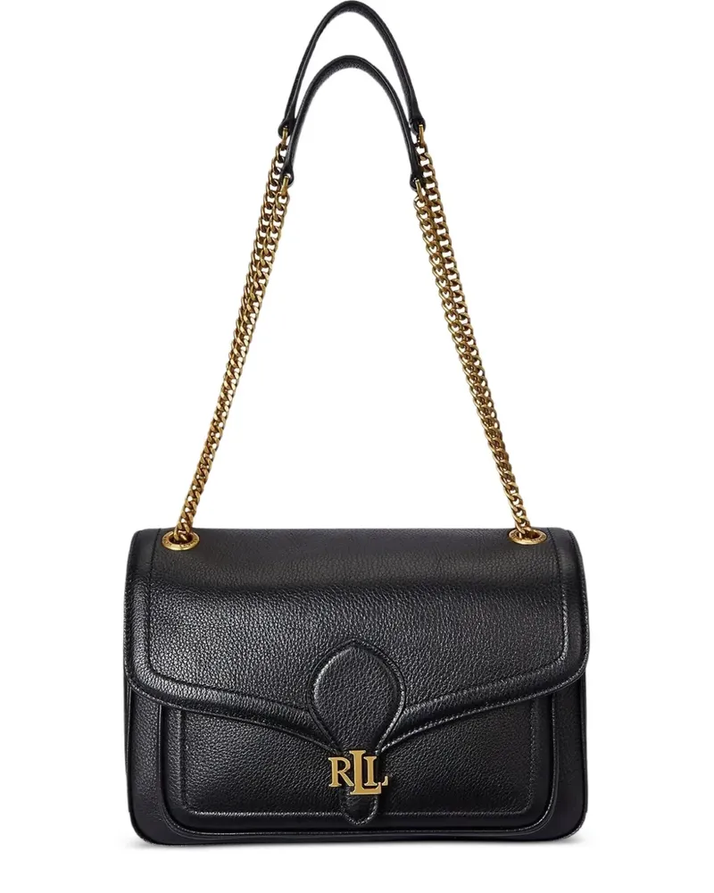 Ralph Lauren Mittelgroße Bradley Schultertasche - Schwarz Schwarz