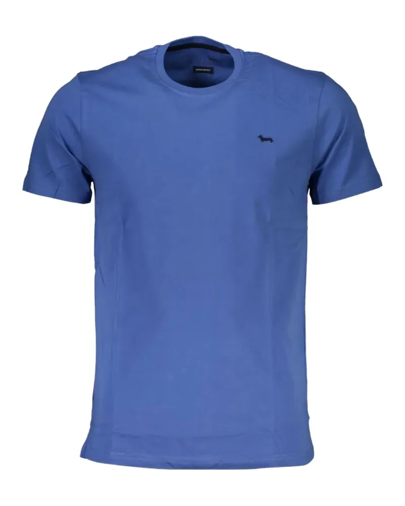 Harmont & Blaine T-Shirt mit Logo-Stickerei - Blau Blau