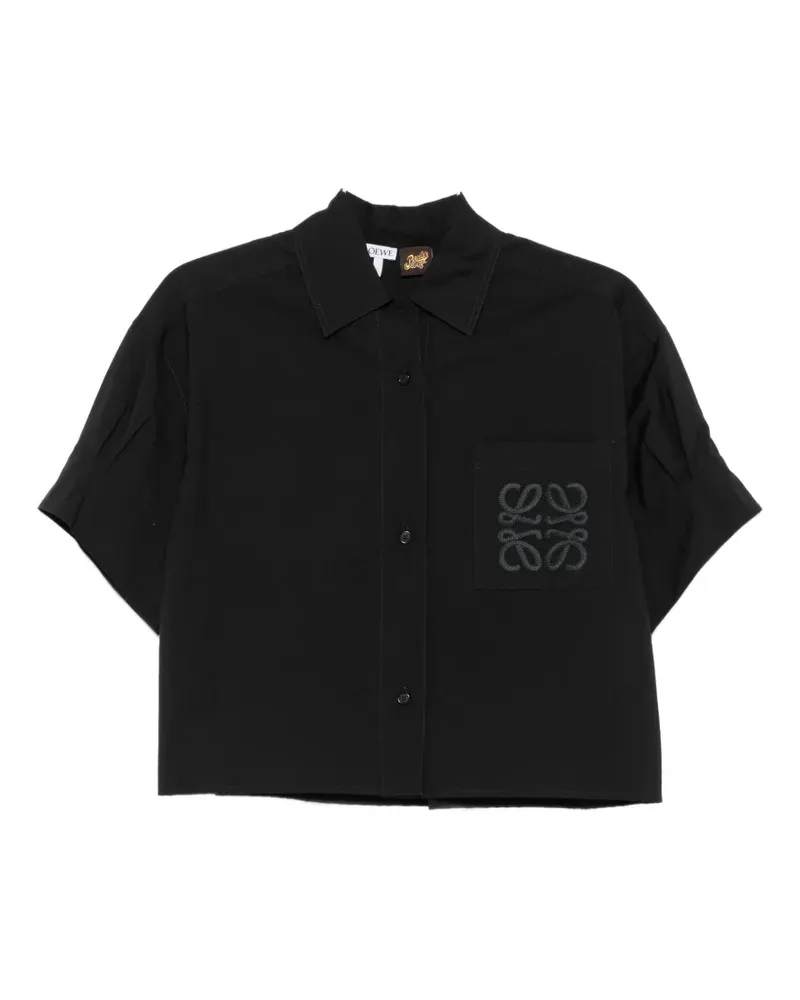 Loewe x Paula's Ibiza Anagram-embroidered shirt - Schwarz Schwarz