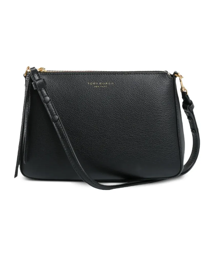 Tory Burch Perry zip-top leather shoulder bag - Schwarz Schwarz