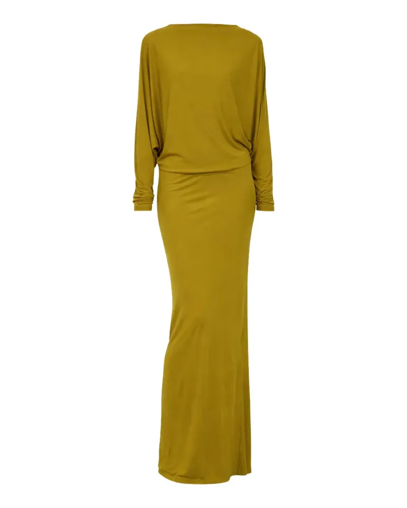 De La Vali Devana open-back maxi dress - Gelb Gelb