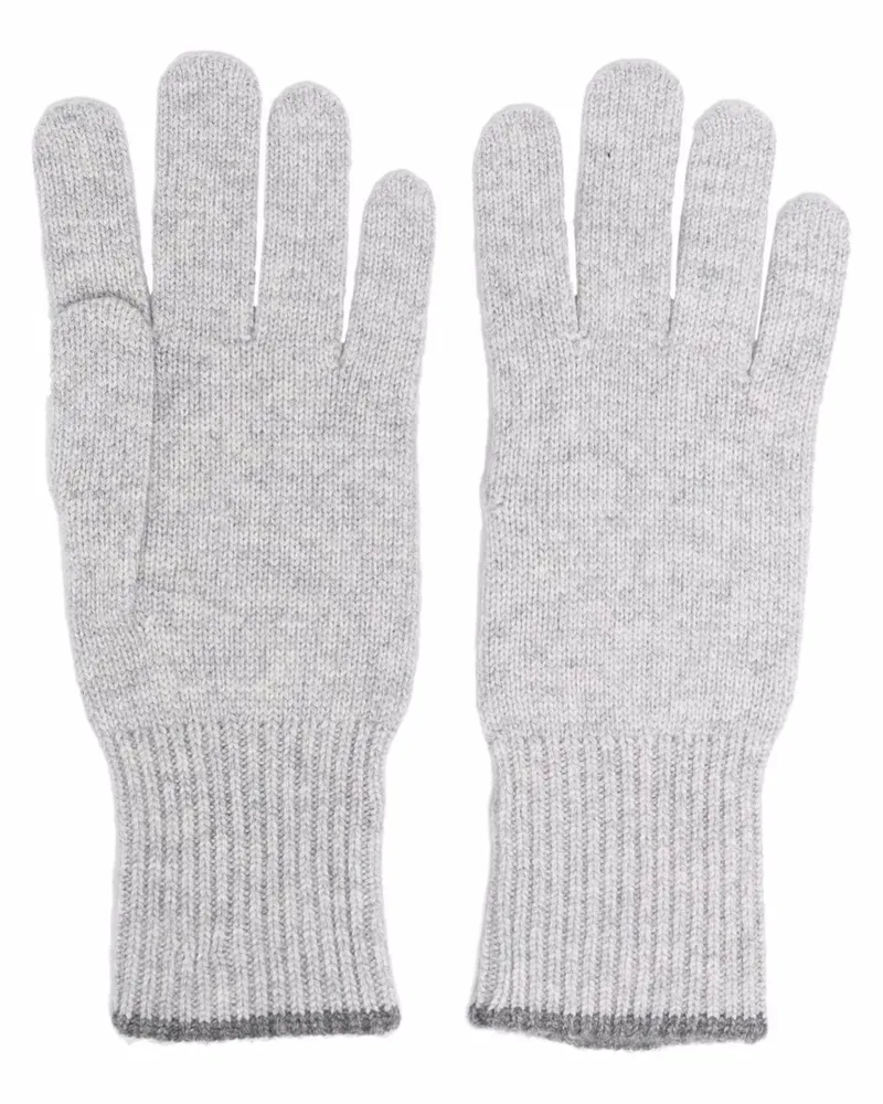 Brunello Cucinelli Gestrickte Handschuhe - Grau Grau